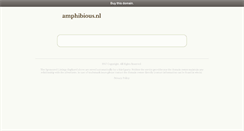 Desktop Screenshot of amphibious.nl