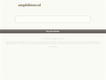Tablet Screenshot of amphibious.nl